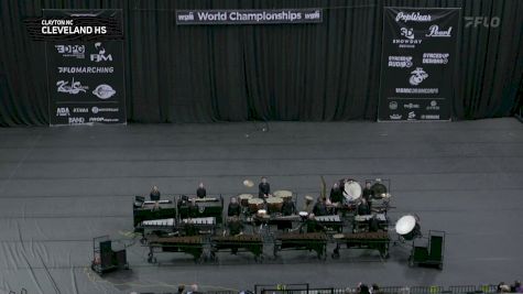 Cleveland HS "Clayton NC" at 2026 WGI Percussion/Winds World Championships