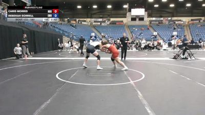 180 lbs Cons. Round 3 - Rebekah Sorrell, Central Methodist University vs Caris Morris, Murray State