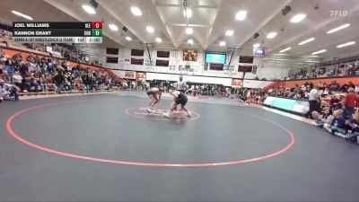 190 lbs Semis & 1st Wrestleback (8 Team) - Joel Williams, Glenrock vs Kannon Grant, Cody