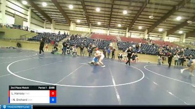 160 lbs 3rd Place Match - Nicholas Orchard, Sanderson Wrestling Academy vs Logan Hancey, Fremont Wrestling Club