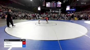 113 lbs Rnd Of 256 - Khimari Manns, Ohio vs Gabriel Ballard, Pennsylvania