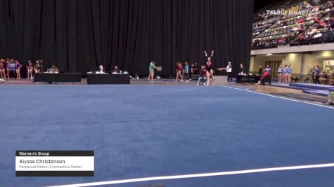 Alyssa Christensen - Women's Group, Perpetual Motion Gymnastics Center - 2021 Women's Xcel Region 4 Championships