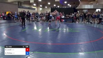 100 kg Quarters - Daniel Lovell, Iowa vs Daren Phillipy, Las Vegas Wrestling Club