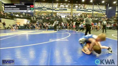 61 lbs Consolation - Grant Dennis, D3 Wrestling Cluib vs Maverick Higgins, Choctaw Ironman Youth Wrestling