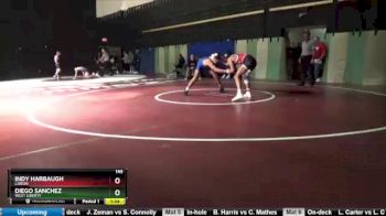 145 lbs Round 1 - Indy Harbaugh, Lisbon vs Diego Sanchez, West Liberty