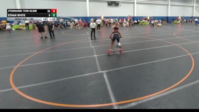165 lbs Cons. Round 2 - Ethan White, Unattached vs Jtoriauno Tori Kline, Wrestling University
