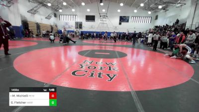 145 lbs Consi Of 16 #2 - Marco Michielli, Petrides-PSAL vs Garnet Fletcher, Harry S Truman -PSAL