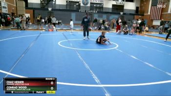 52-55 lbs Round 3 - Chaz Heiner, Charger Wrestling Club vs Conrad Wood, Northside Wrestling Club