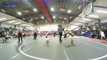 60 lbs 3rd Place - Allister Hunter, Owasso Takedown Club vs Lincoln Sanders, Sallisaw Takedown Club