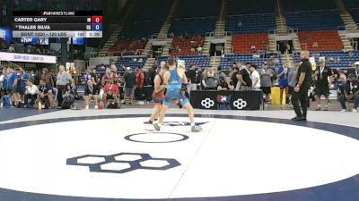 120 lbs Cons. Sub-rd Of 32 - Carter Gary, Indiana vs Thales Silva, California