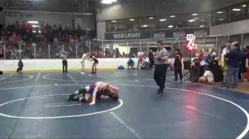 133 lbs Champ. Round 2 - Lincoln Warren, Fulton WC vs Brayden Egan, Mason WC