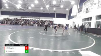 132 lbs Cons. Round 1 - Mason Bagley, Temescal Canyon vs Santos Reyes, Warren