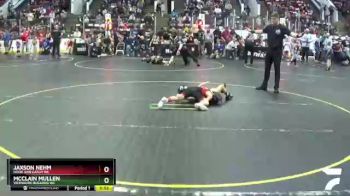 55 lbs Cons. Round 2 - McClain Mullen, Vicksburg Bulldog WC vs Jaxson Nehm, Hook And Catch WC