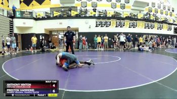 144 lbs Cons. Round 4 - Anthony Hinton, Highland Wrestling Club vs Preston Hammond, Midwest Regional Training Center