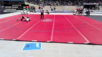 113 lbs Champ. Round 1 - Jackson Wells, Harrison County vs Anthony Velasco, Christian County