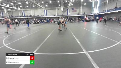 157 lbs Consi Of 16 #1 - Casper Stewart, Army Prep vs Kaleb Burgess, Buffalo