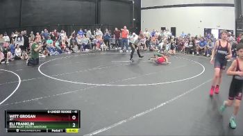 41 lbs Cons. Round 1 - Eli Franklin, River Bluff Youth Wrestling vs Witt Grogan, JET