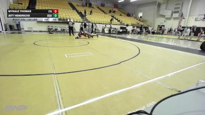 140 lbs 3rd Place - Mykale Thomas, Fort Gibson vs Jett Hendricks, Sequoyah Tahlequah JH