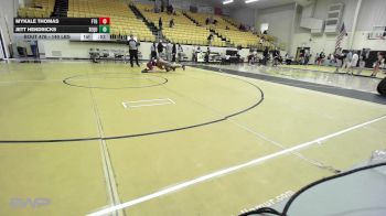 140 lbs 3rd Place - Mykale Thomas, Fort Gibson vs Jett Hendricks, Sequoyah Tahlequah JH