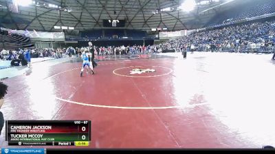 67 lbs Cons. Round 1 - Tucker McCoy, Askeo International Mat Club vs Cameron Jackson, Fife Thunder Wrestling