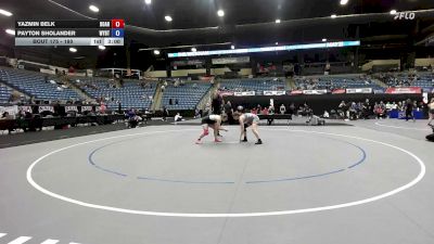 180 lbs Cons. Round 2 - Yazmin Belk, Doane vs Payton Sholander, Wayland Baptist