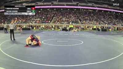 D2-150 lbs Cons. Round 2 - Trevor Boone, Lowell HS vs Jacob Hodge, Fowlerville HS