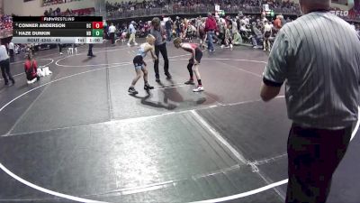 65 lbs Quarterfinal - Haze Dunkin, Nebraska Boyz vs Conner Anderson, Boone Central