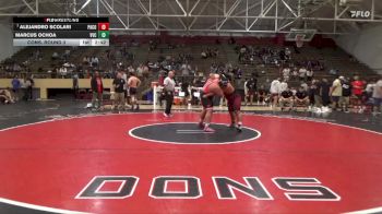 285 lbs Cons. Round 3 - Alejandro Scolari, Palomar College vs Marcus Ochoa, Victor Valley College