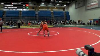 149 lbs Semifinal - Michael Gioffre, Unattached-Illinois vs Cj Hamblin, Oregon State