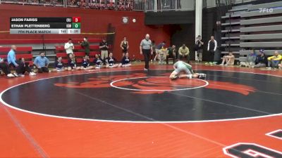 150 lbs 7th Place Match - Jason Fariss, Cedar Rapids Jefferson vs Ethan Plettenberg, Iowa City, West