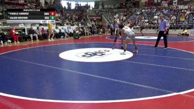 5A 150 lbs 3rd Place Match - Jalen Brown, Van Buren vs Pablo Ambriz, Greenwood