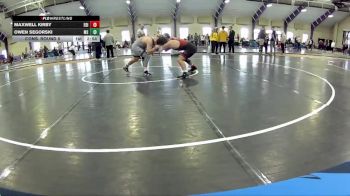 165 lbs Cons. Round 5 - Maxwell Kirby, Edinboro vs Owen Segorski, Michigan State