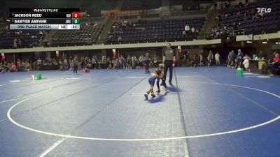 45 lbs 3rd Place Match - Sawyer Amfahr, Jesup Mat Club vs Jackson Reed, Immortal Athletics WC