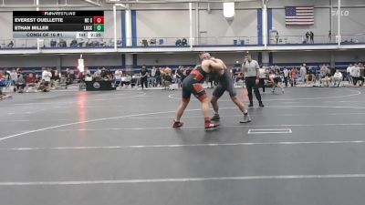 285 lbs Consi Of 16 #1 - Everest Ouellette, NC State - UnAttached vs Ethan Miller, Lock Haven