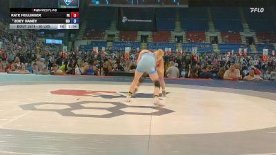 95 lbs Champ. Rd Of 16 - Kate Hollinger, PA vs Zoey Haney, MO