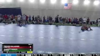 148 lbs Cons. Round 3 - Garrett Manley, Bellmont vs Trevor Gallagher, Carmel USA