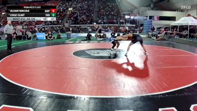 6A 126 lbs 3rd Place Match - Alijah Macias, Nampa vs Cole Clint, Timberline