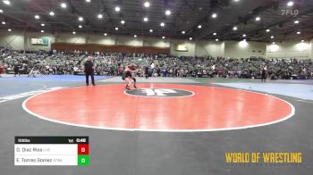 100 lbs Consolation - Divina Diaz Rios, Live Training vs Evelyn Torres Gomez, Atwater Wrestling