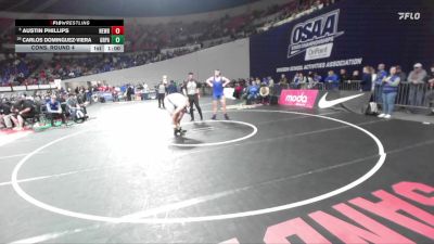 6A Boys 285 lbs Cons. Round 4 - Austin Phillips, Newberg Boys vs Carlos Dominguez-Viera, Grants Pass Boys
