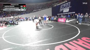 6A Boys 285 lbs Cons. Round 4 - Austin Phillips, Newberg Boys vs Carlos Dominguez-Viera, Grants Pass Boys