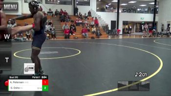 184 lbs 1st Place Match - Sam Osho, Marian University (IN) vs Aidan Petersen, Indianapolis