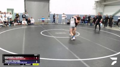 170 lbs Final - Trevor Michael, Soldotna Whalers Wrestling Club vs Deshawn Campbell, Arctic Warriors Wrestling Club