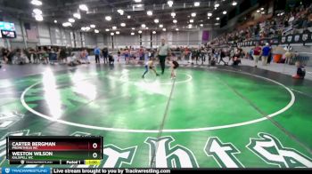 58 lbs Cons. Round 3 - Carter Bergman, Prometheus WC vs Weston Wilson, Kalispell WC