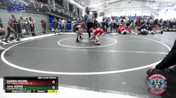 68 lbs Placement (4 Team) - Tate Roper, Missouri Outlaws vs Haiden Moore, East Kansas Eagles Red