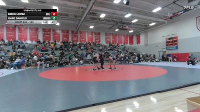 150 lbs Cons. Round 1 - Gabe Daniels, Mountain Vista vs Erick Lopez, Rifle
