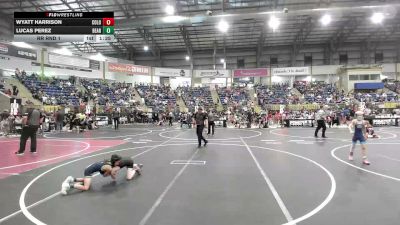 53 lbs Rr Rnd 1 - Wyatt Harrison, Colorado Hammers vs Lucas Perez, Bear Cave