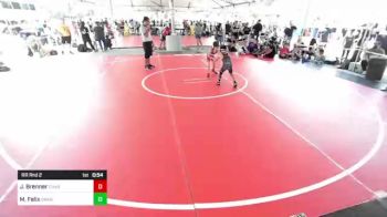 58 lbs Rr Rnd 2 - Jett Brenner, Chagolla Trained Wrestling_ LWC vs Masten Felix, Granite Hills WC