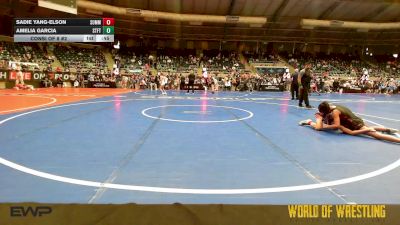 82 lbs Consi Of 8 #2 - Sadie Yang-Elson, Summit Wrestling Academy vs Amelia Garcia, Standfast