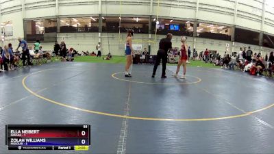 93 lbs Round 1 (8 Team) - Ella Neibert, Indiana vs Zolah Williams, Missouri