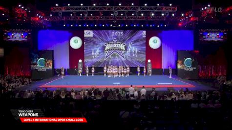 Toxic Cheer - Weapons [2025 L5 International Open Small Coed Finals] 2025 The Cheerleading Worlds